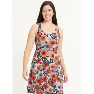 Excellent Fenscae Women Multicolor Floral A-Line Sleeveless Sundress Size Medium